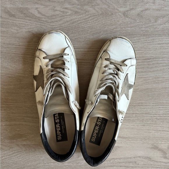 Golden Goose White and Gray Men's Sneakers - Picture 1 of 11
